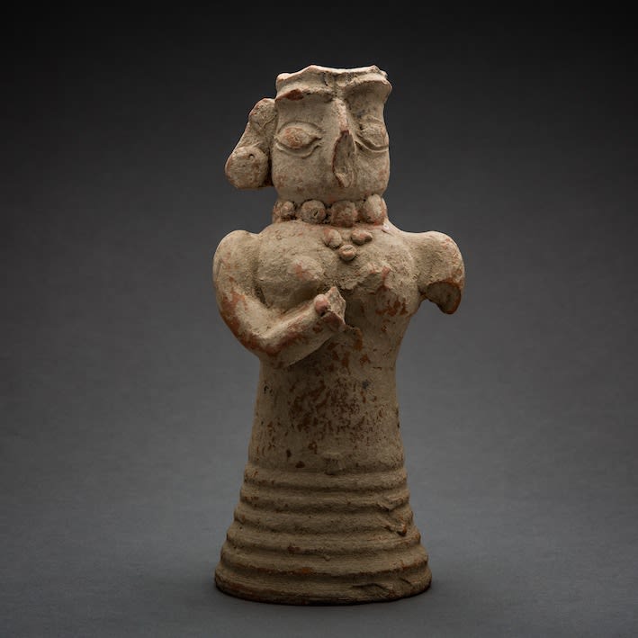 Indus Valley Terracotta Figurine of a Standing Fertility Goddess, 3000 BCE - 2000 BCE