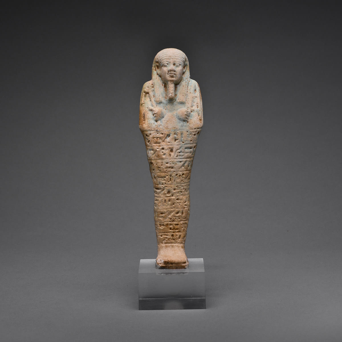 Faience Ushabti of the 26th Dynasty, 664 BCE - 525 CE