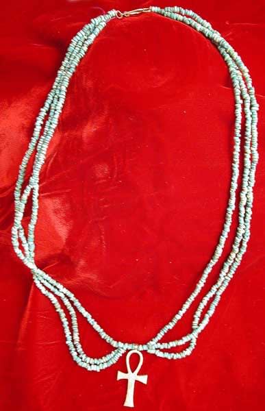Necklace Consisting Of Egyptian Faience Beads, 1600 BCE - 1100 BCE
