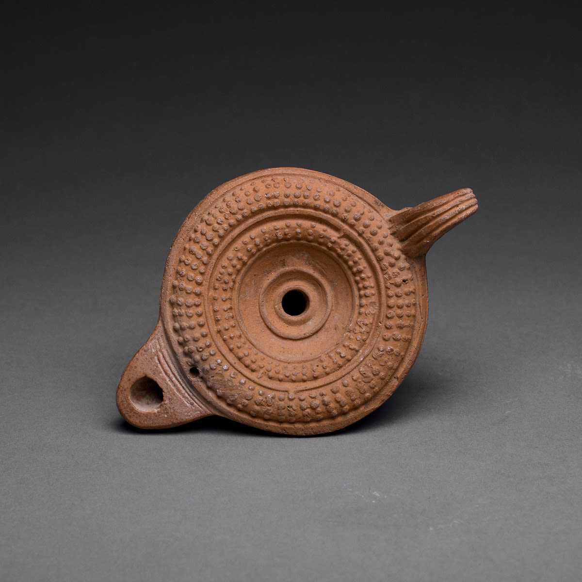 Roman Period Molded Lamp, 100 CE - 300 CE