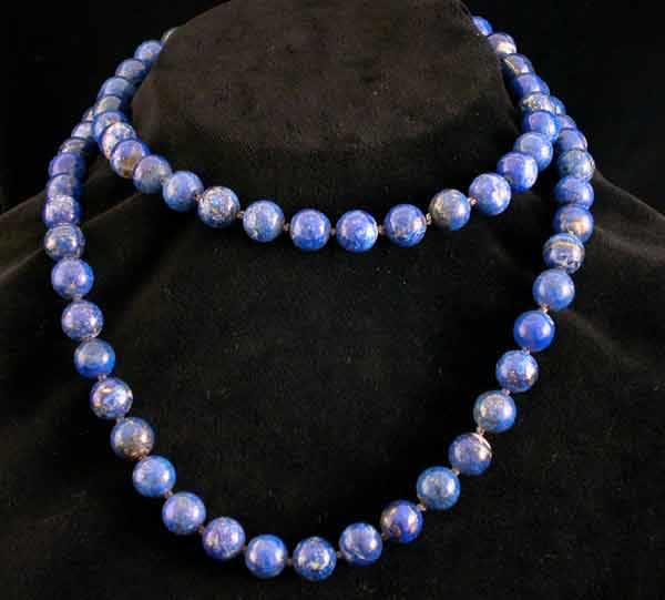 Lapis Lazuli Bead Necklace