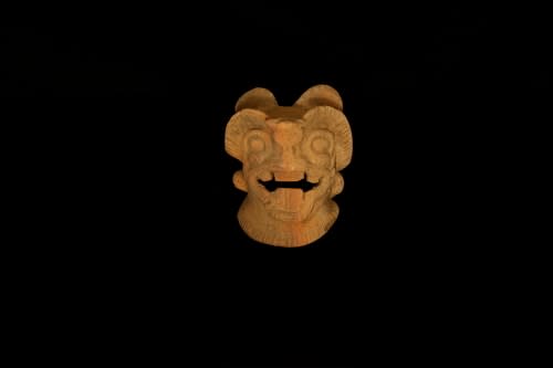 Mayan Terracotta Mask, 200 CE - 600 CE