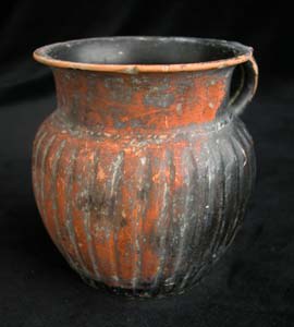 Greek Black-Glazed Measuring Cup, 600 BCE - 400 CE
