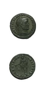 Bronze Follis of Emperor Galerius, 305 CE - 311 CE