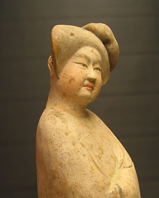 Tang Sculpture of a Fat Lady, 618 CE - 907 CE