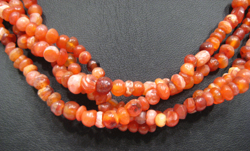 Carnelian Bead Necklace, 3000 BCE - 700 BCE