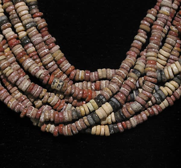 Egyptian Faience Bead Necklace, 1900 BCE - 1300 BCE