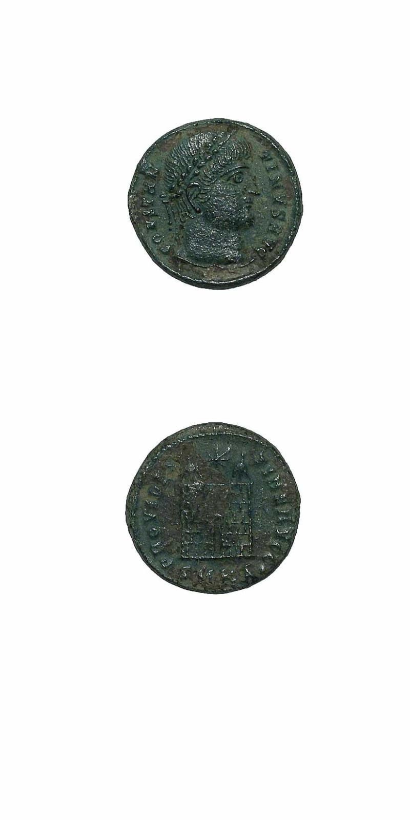 Bronze Coin of Emperor Constantine I the Great, 307 CE - 337 CE