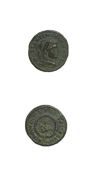 Bronze Follis of Constantine II Struck While Caesar, 316 CE - 335 CE