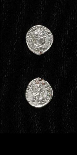 Silver Denarius of Emperor Elagabalus, 219 CE - 220 CE