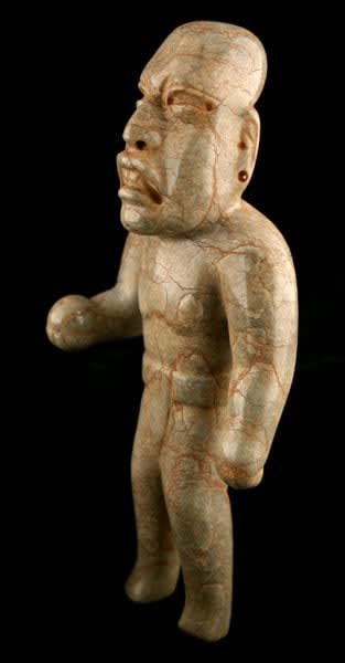 Olmec Jade Standing Figure, 1200 BCE - 500 BCE
