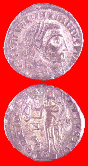 Bronze Follis of Emperor Maximinus II Daia, 309 CE - 313 CE