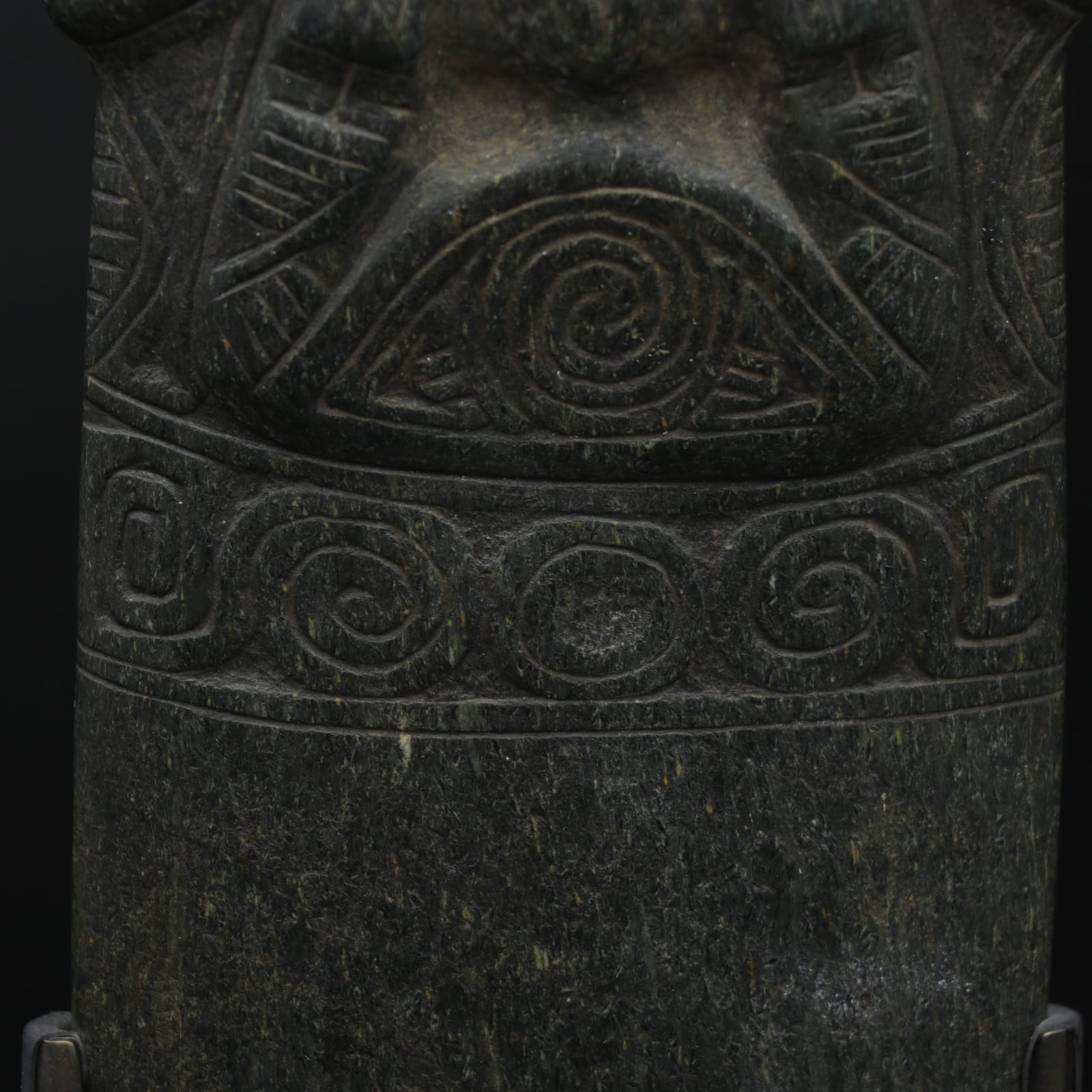 Taino Ceremonial Celt Depicting a Zemi , 1100 CE - 1500 CE