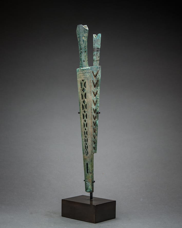 Scythian Bronze Dagger and Knife in Double Sheath, 600 BCE - 400 BCE