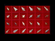 Set of Twenty-Four Neolithic Flint Arrowheads, 6000 BCE - 4000 BCE