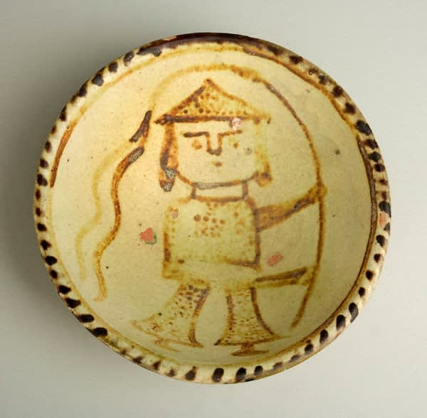 Slip Painted Bowl, 10th Century CE - 11th Century CE