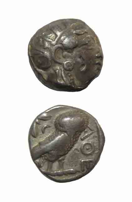 Athenian Silver Tetradrachm, 449 BCE - 413 BCE
