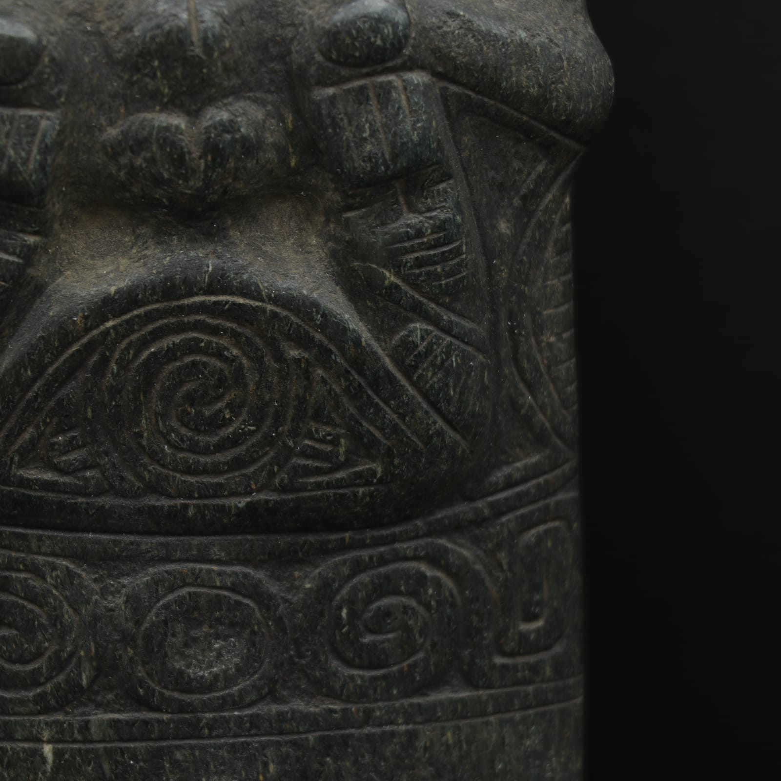 Taino Ceremonial Celt Depicting a Zemi , 1100 CE - 1500 CE