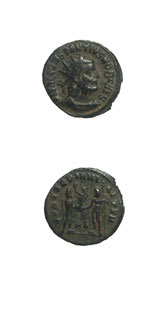 Bronze Antoninianus of Constantius Chlorus Struck While Caesar, 293 CE - 305 CE
