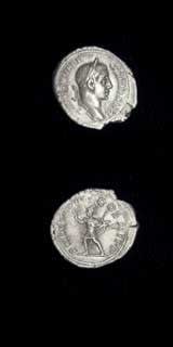 Silver Denarius of Emperor Severus Alexander, 228 CE - 231 CE