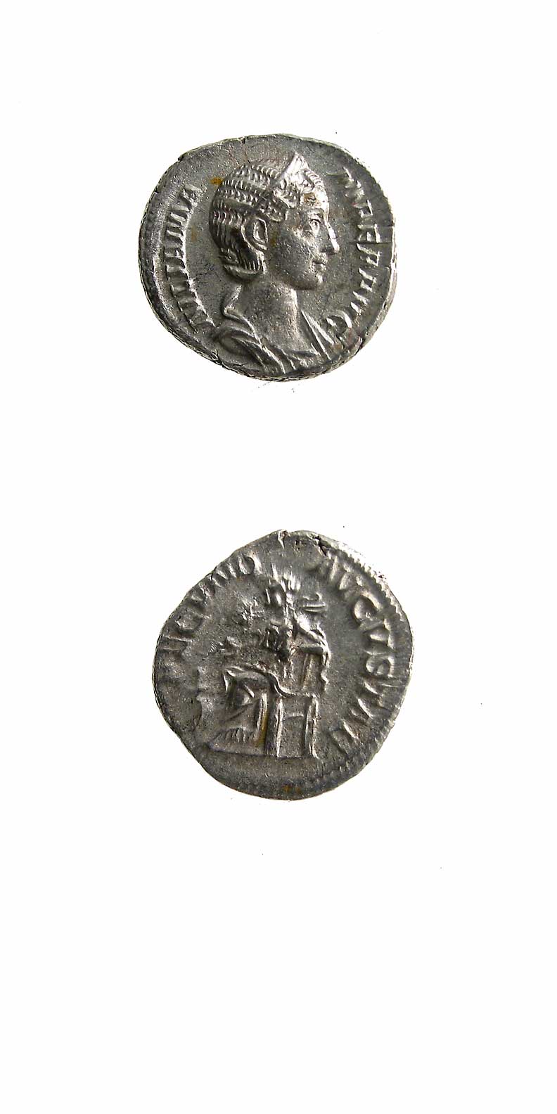 Silver Denarius of Julia Mamaea, 222 CE - 235 CE