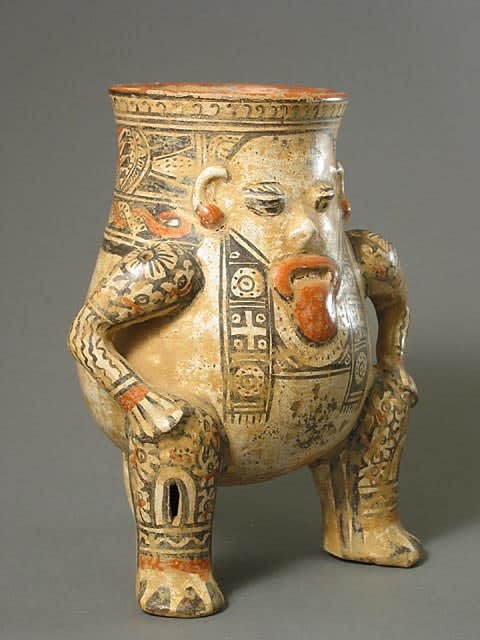 Guanacaste-Nicoya Tlaloc Effigy Vessel, 1200 CE - 1550 CE