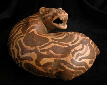 Terracotta Sculpture of a Jaguar, 500 CE - 1000 CE