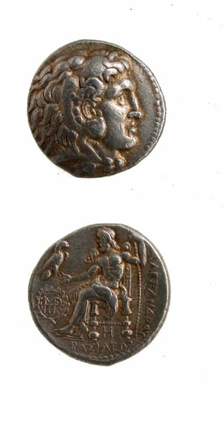 Macedonian Silver Tetradrachm of Alexander th Great, 317 BCE - 311 BCE