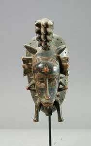 Senufo Wooden Kpeliyee Mask, 1870 BCE - 1910 CE
