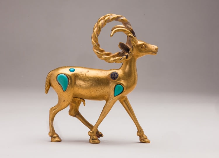 Bactrian Figure of an Ibex, 100 BC - AD 100