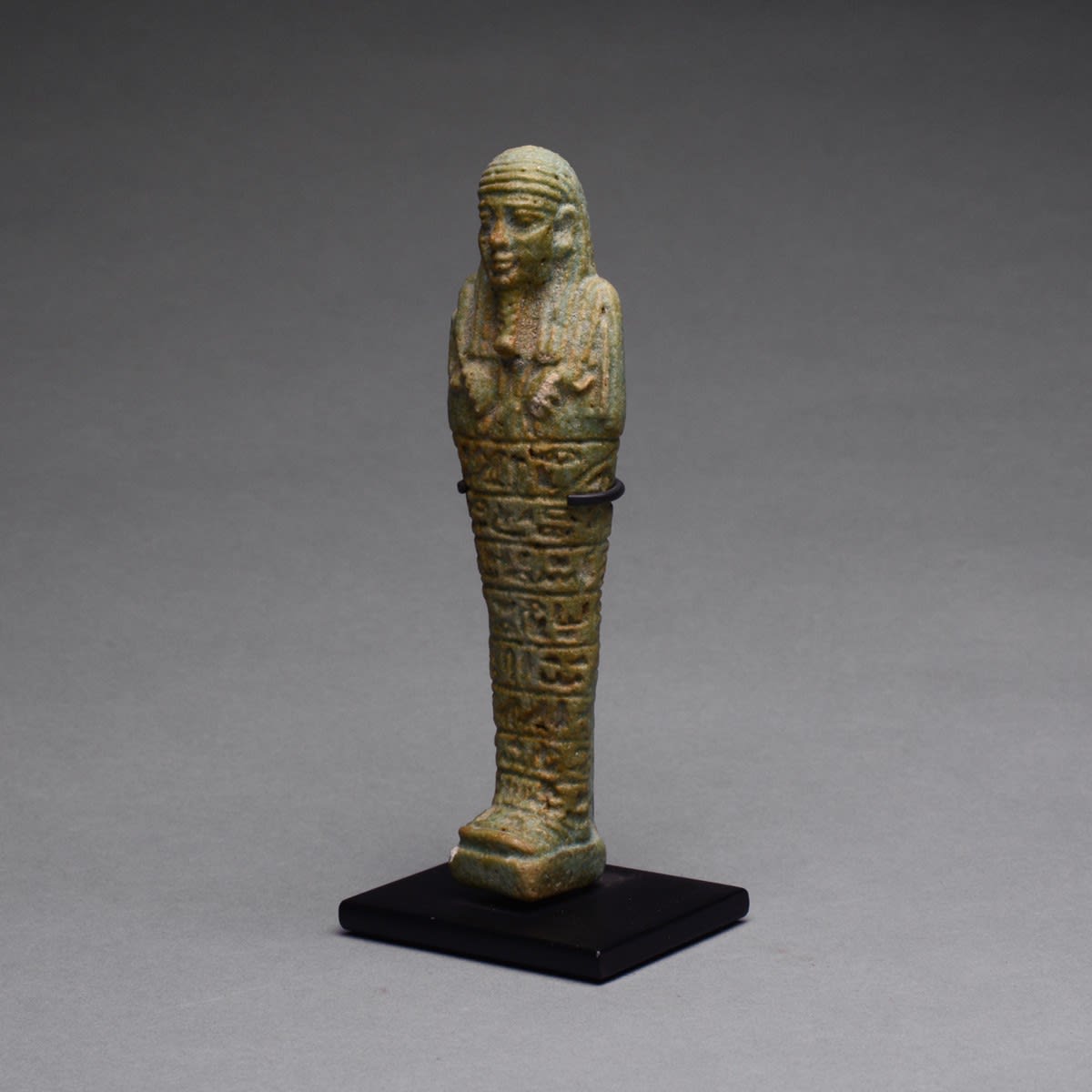 Faience Ushabti of the 26th Dynasty, 664 BCE - 525 CE