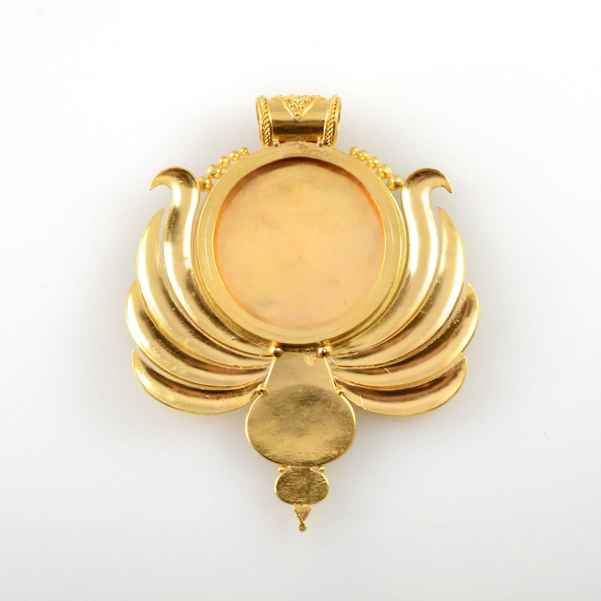 Gold Pendant Featuring a Seleucid Silver Tetradrachm of Demetrius, 145 BCE - 39 CE