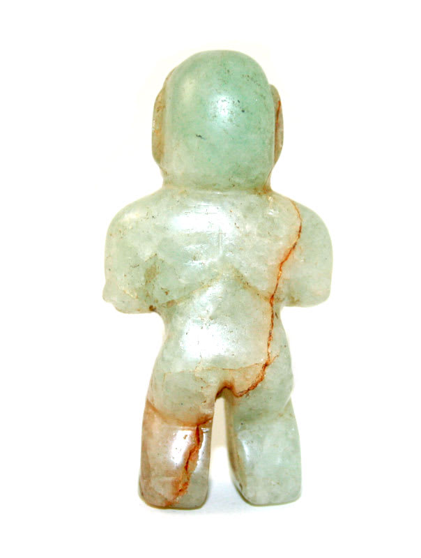 Olmec Pale Green Stone Figure, 900 BCE - 500 BCE