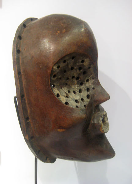 Lulua Wooden Ceremonial Mask, 20th Century CE