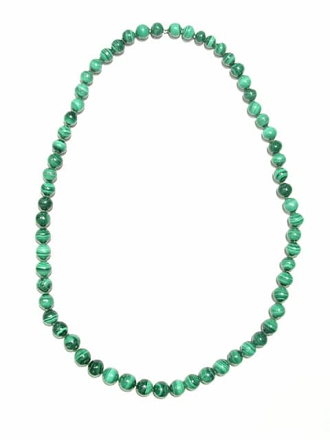 Malachite Bead Necklace