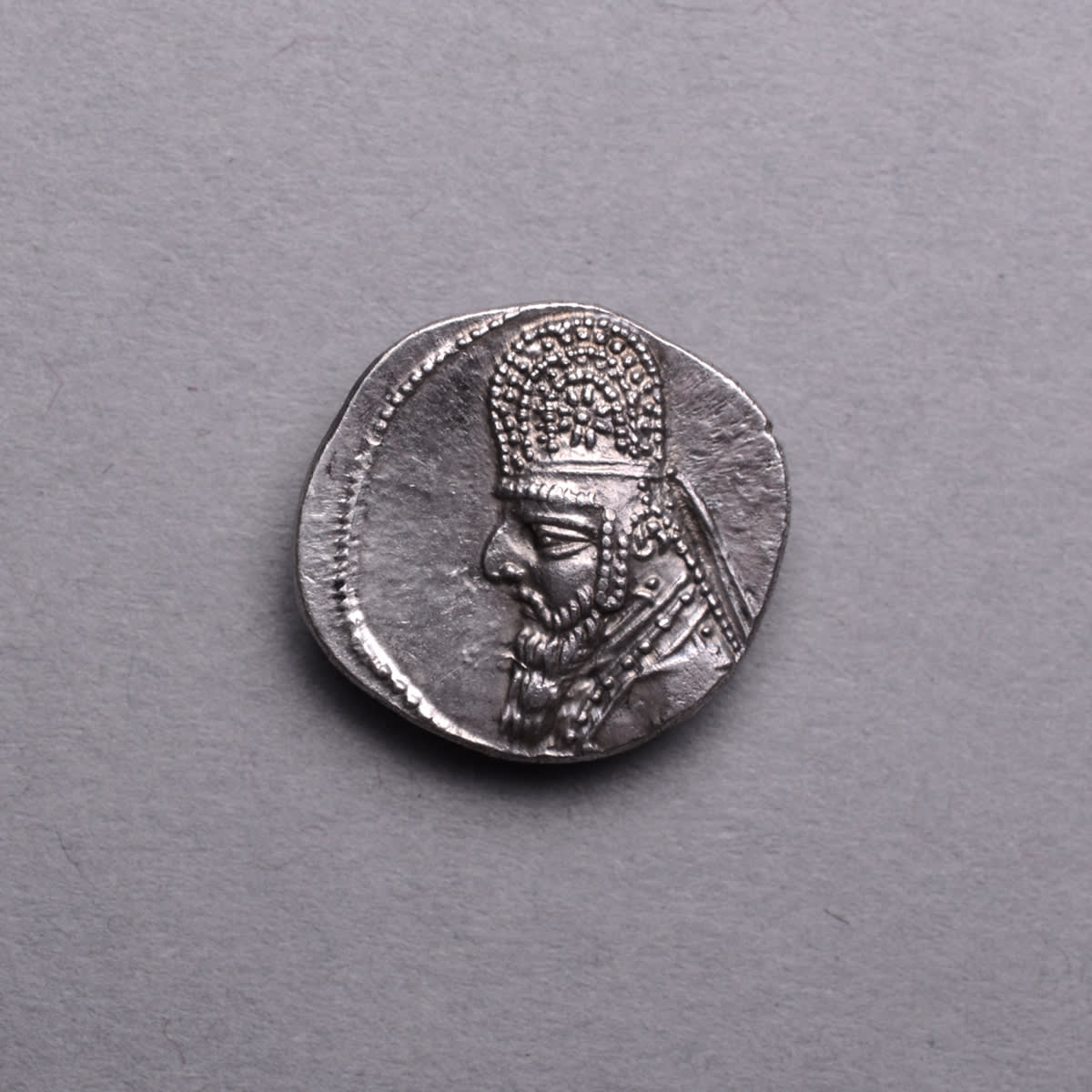 Parthian Silver Drachm of King Orodes I, 90 BCE - 80 CE