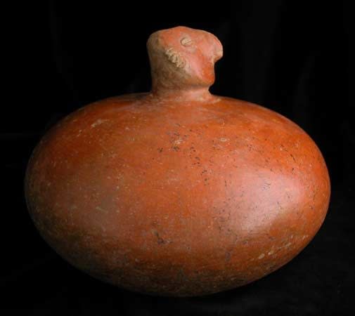 Nayarit Human Effigy Bowl, 300 BCE - 300 CE