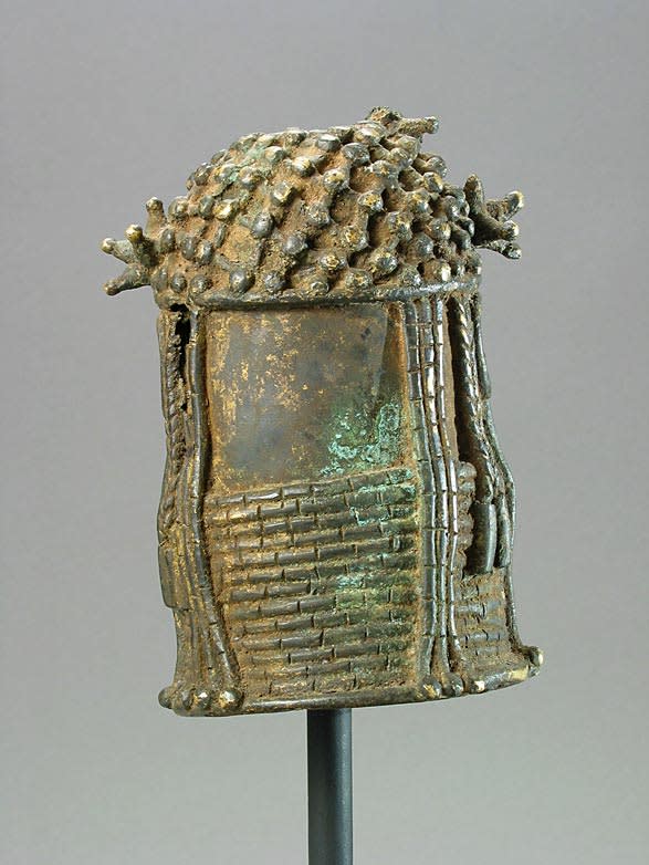 Benin Bronze Altar Head, 19th Century CE - 20th Century CE