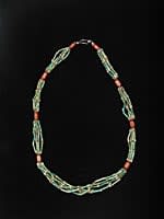 Carnelian, Limestone And Egyptian Faience Necklace, 3300 BCE - 1300 BCE