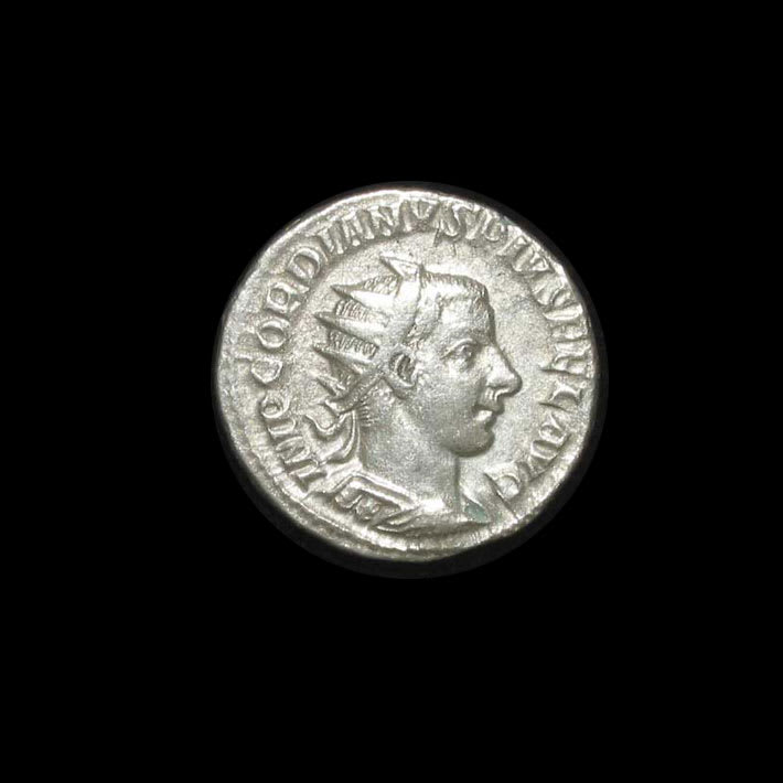 Silver Antoninianus of Emperor Gordian III, 240 CE - 244 CE