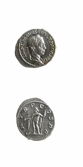 Silver Denarius of Emperor Severus Alexander, 222 CE - 228 CE