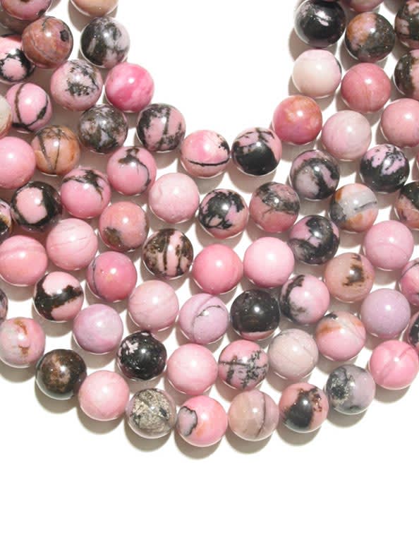 Rhodonite Bead Necklace