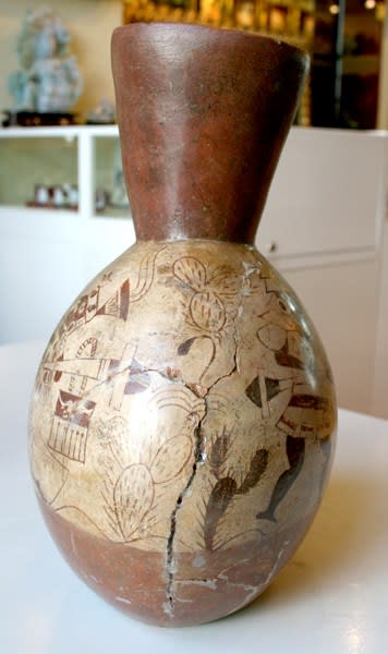 Moche Painted Terracotta Ves, 400 CE - 800 CE