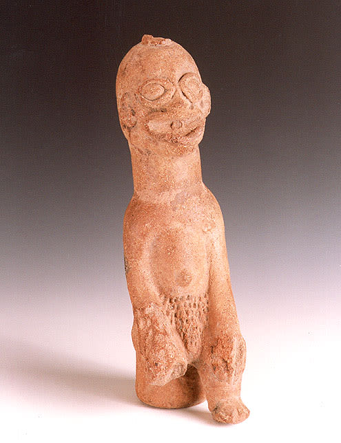 Komaland Sculpture of a Seated Man, 12th Century CE - 16th Century CE