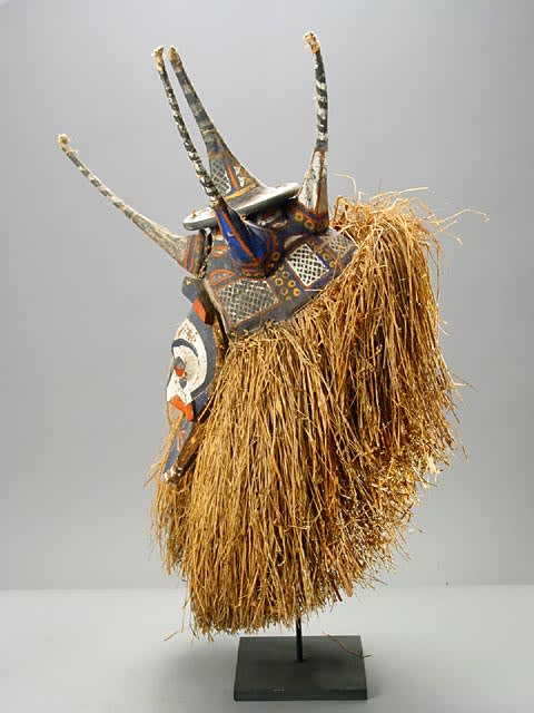 Yaka Polychrome Circumcision Mask, 20th Century CE