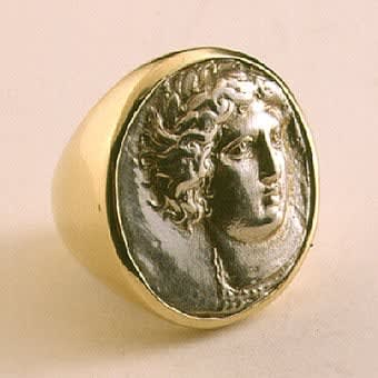Silver Tetradrachm from Amphipolis, 354 BCE - 353 CE