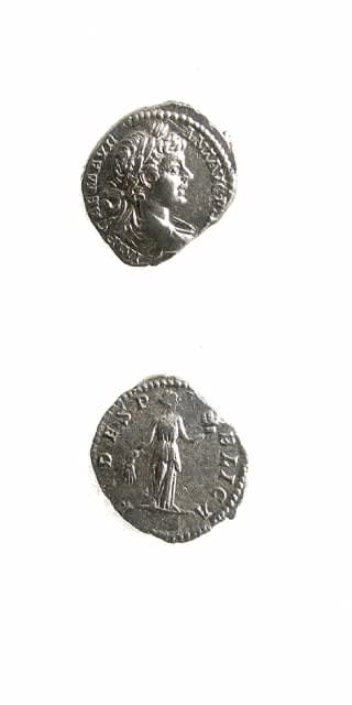 Silver Denarius of Emperor Caracalla, 198 CE - 217 CE