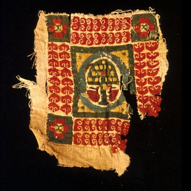 Late Antique Coptic Textile Fragment, 4th Century CE - 7th Century CE