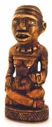 Yombe Ivory Pfemba Sculpture, 19th Century CE - 20th Century CE