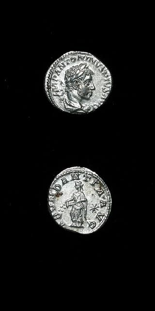 Silver Denarius of Emperor Elagabalus, 220 CE - 222 CE